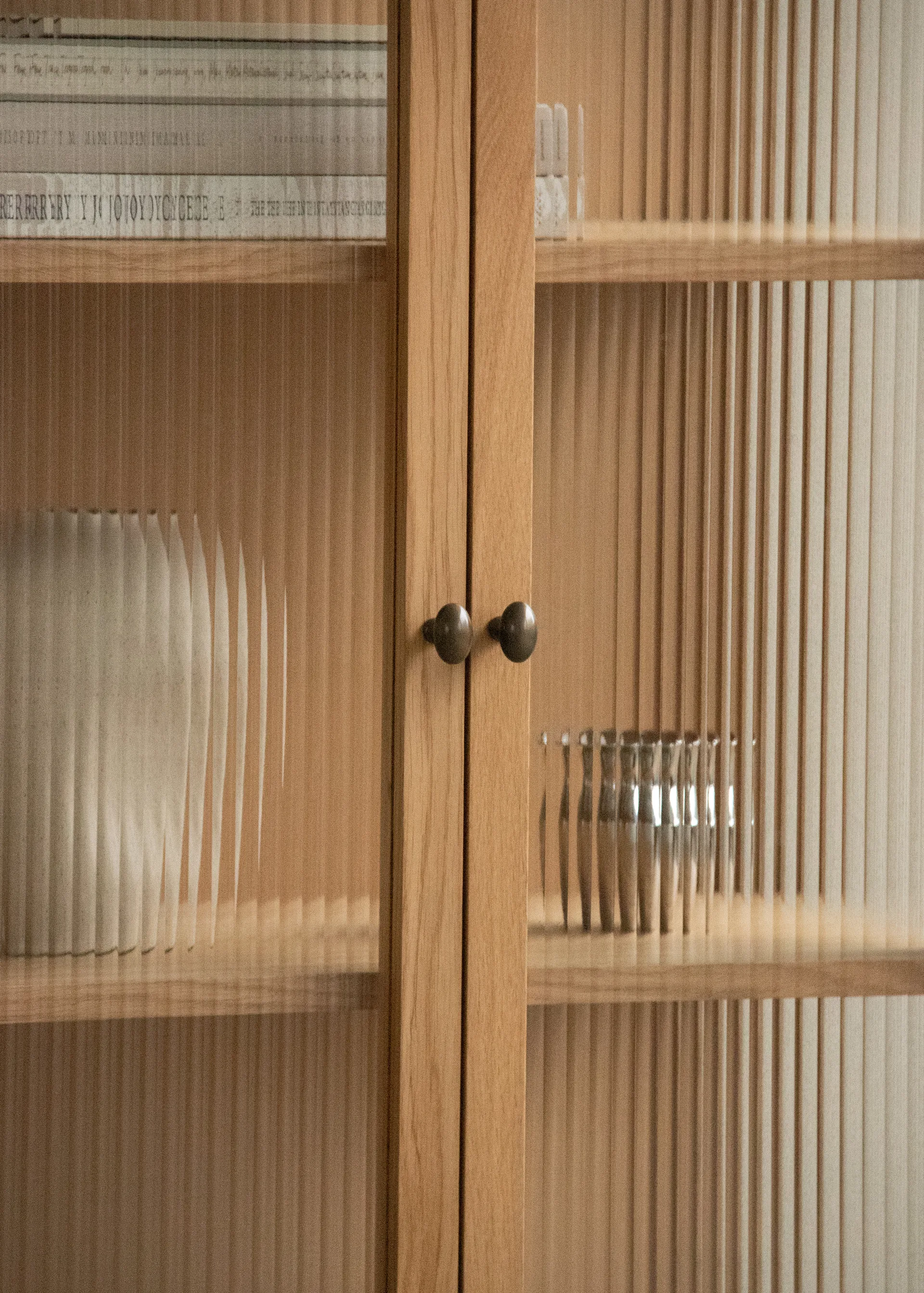 Curiosity skåp med glasdörr 168 cm, Oak Audo Copenhagen