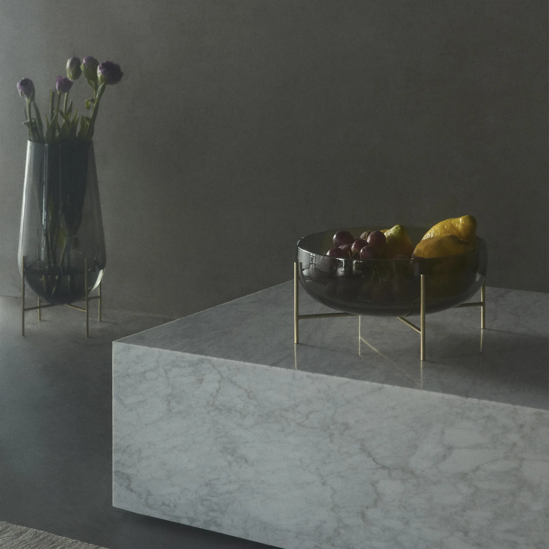 Échasse skål rökfärgad, stor Audo Copenhagen