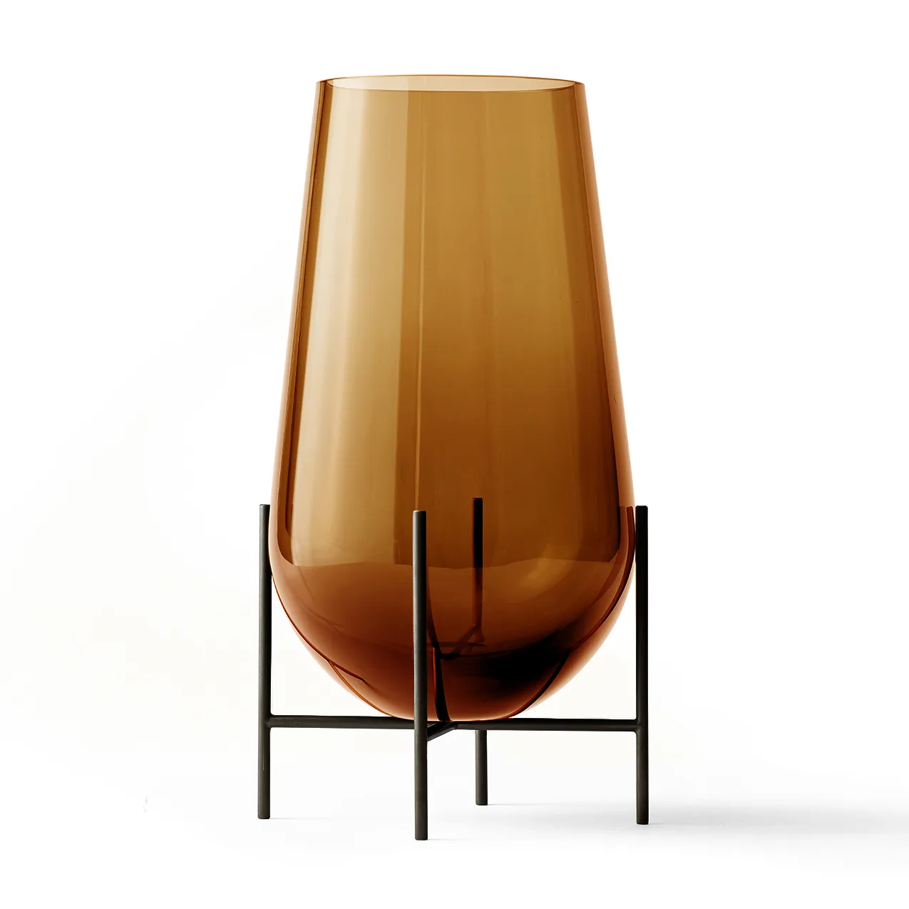 Echasse vas M, Bärnsten-bronserad mässing Audo Copenhagen