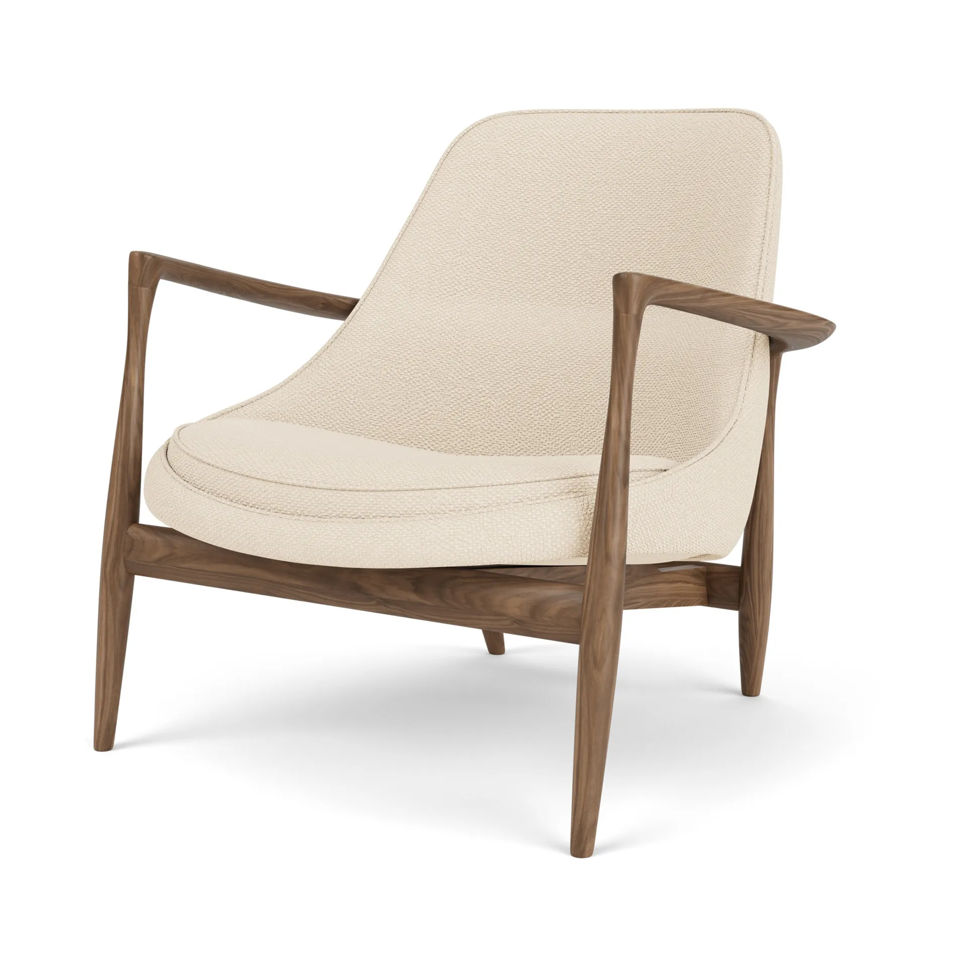 Elizabeth loungefåtölj, Walnut-Logan Jasmine Audo Copenhagen