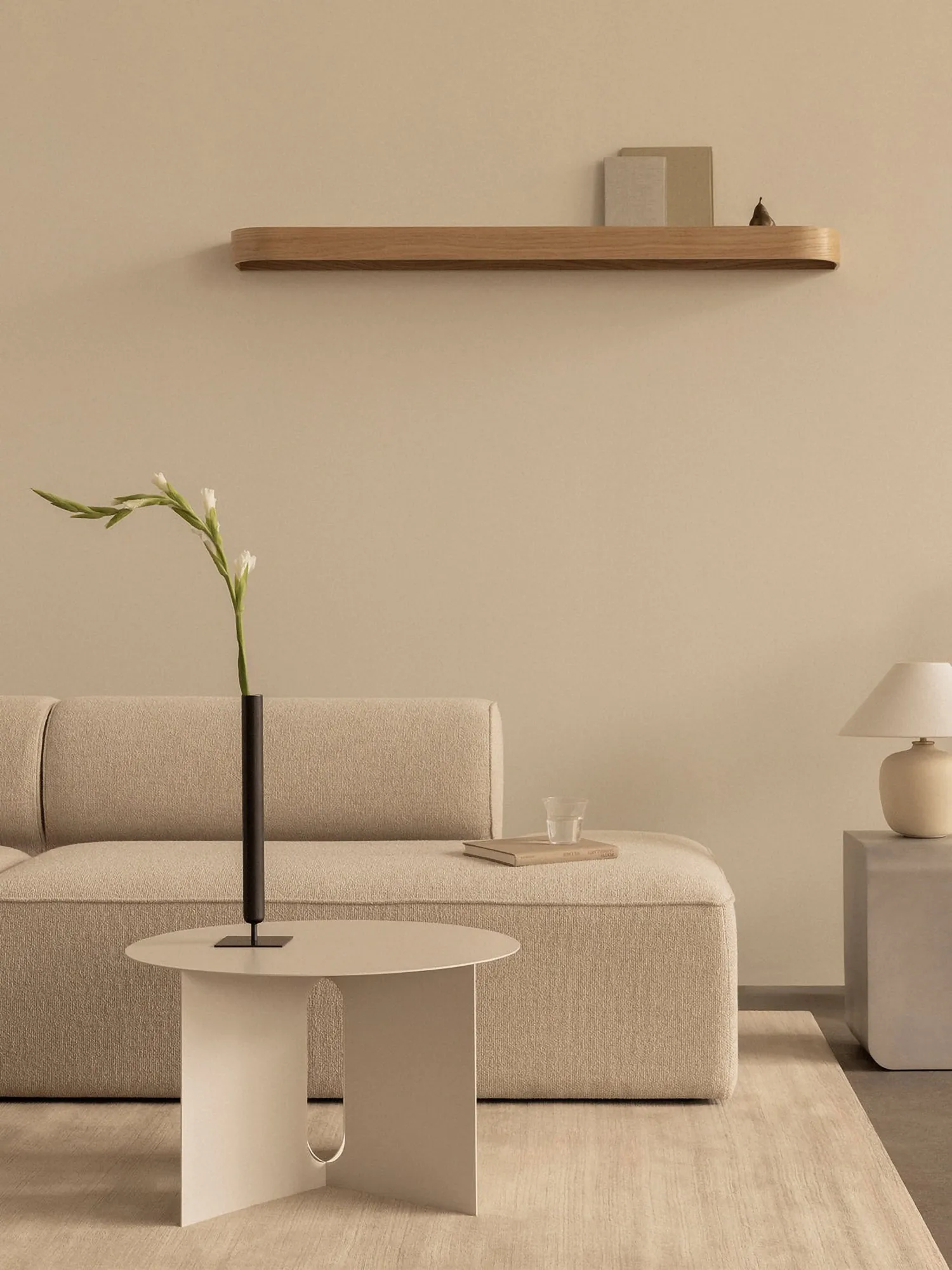 Epoch hylla 150 cm, Dark stained oak-black Audo Copenhagen