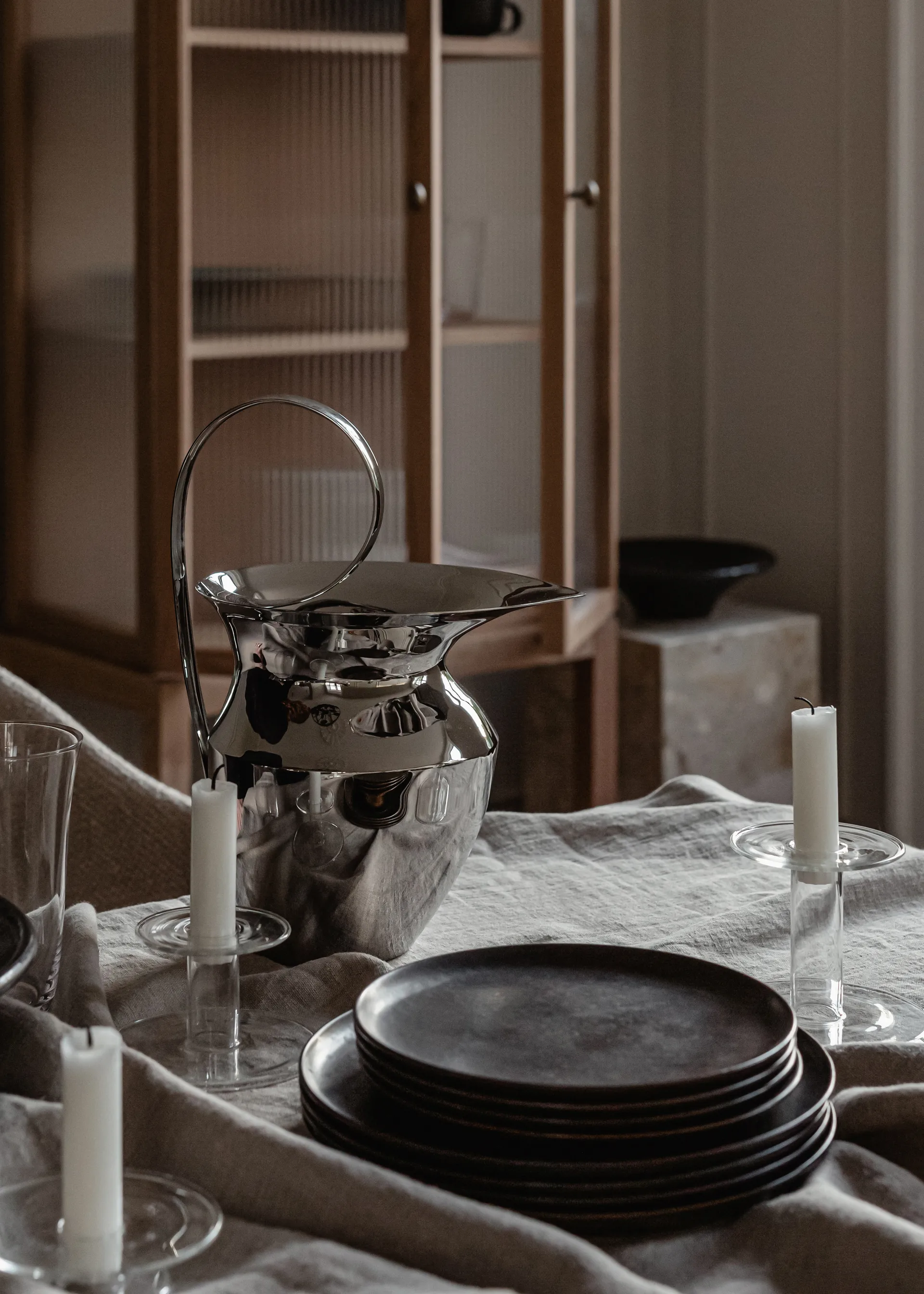 Etruscan kanna 30 cm, Rostfritt stål Audo Copenhagen