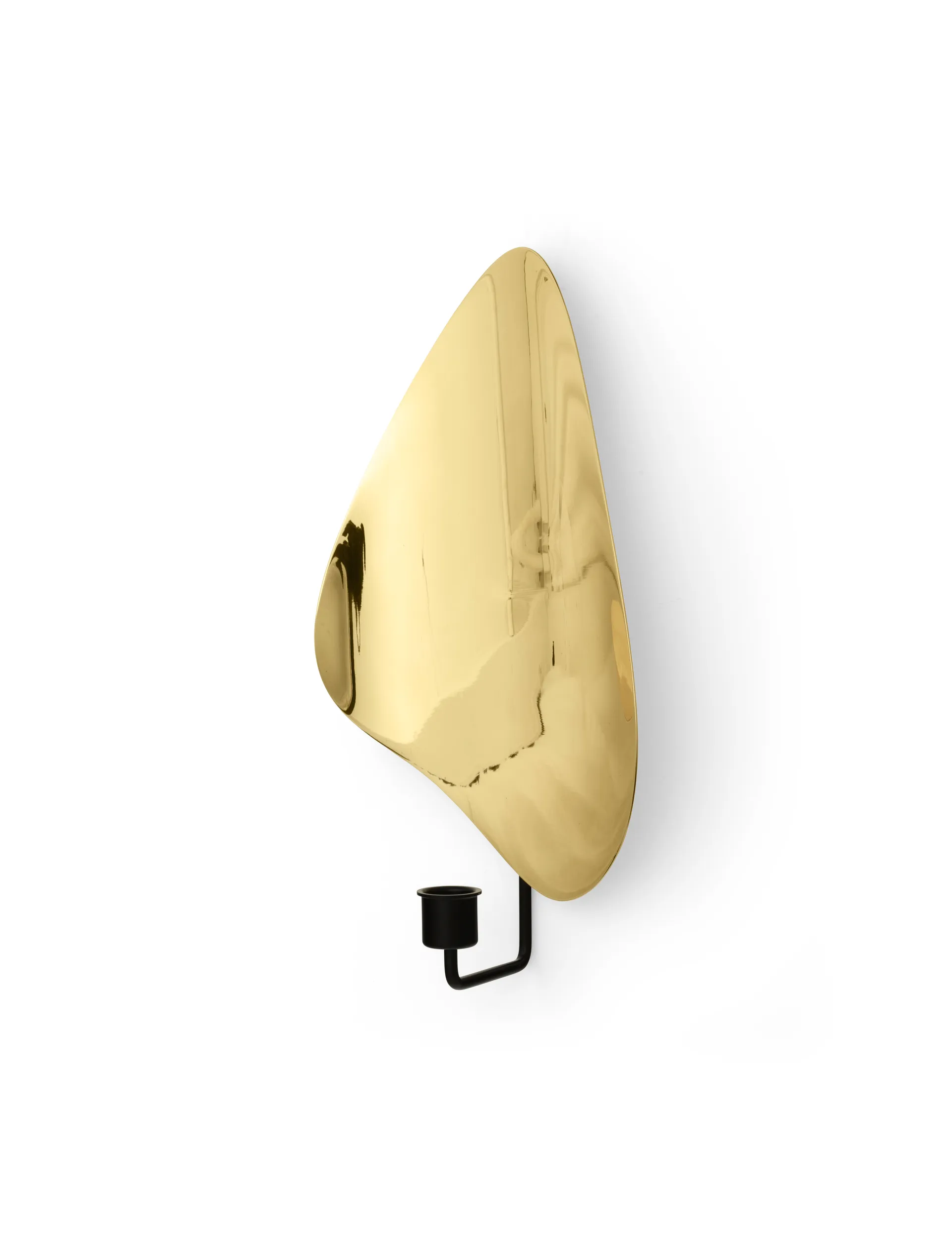 Flambeau ljusstake vägg 34 cm, Black-polished brass Audo Copenhagen