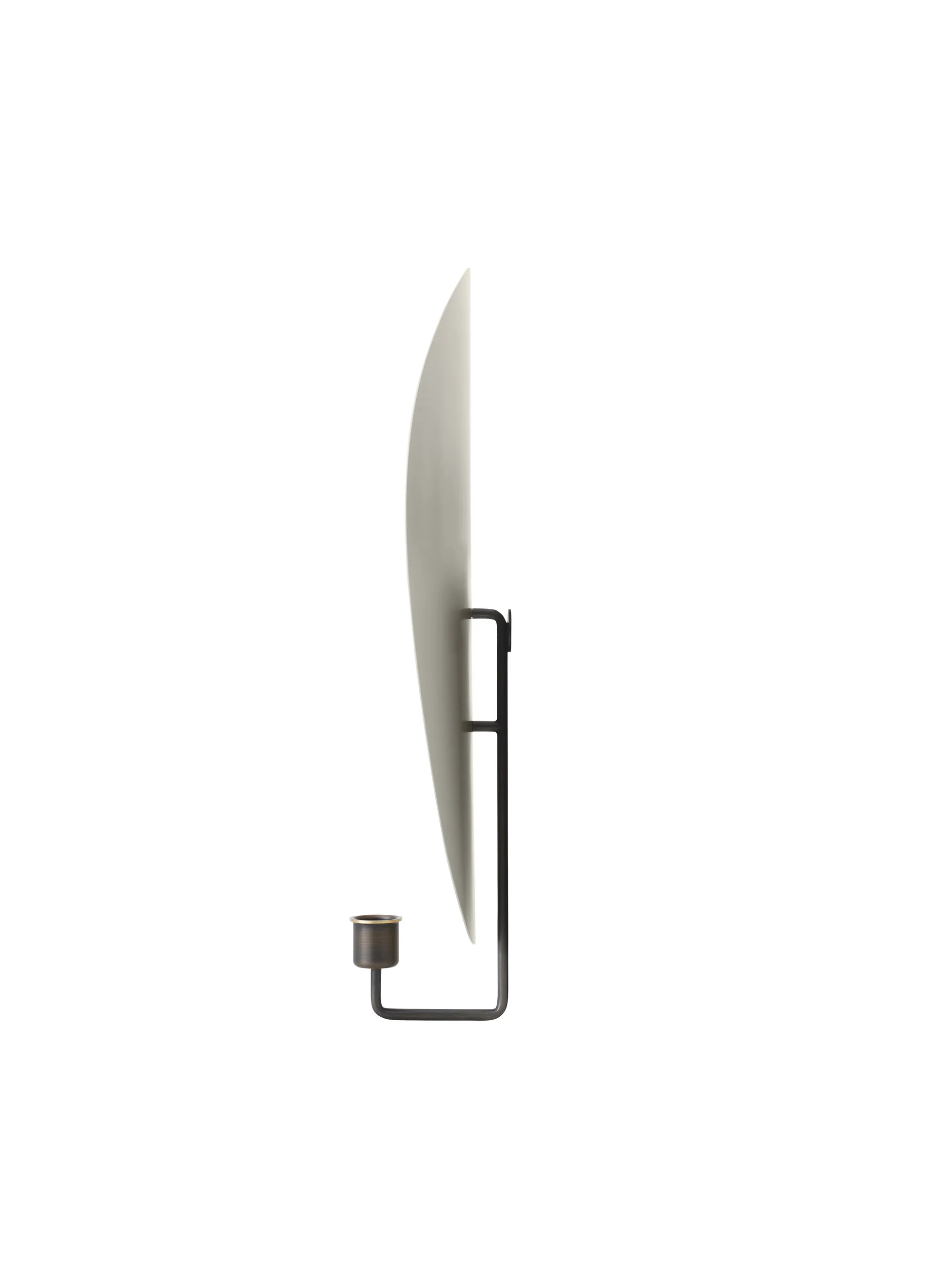 Flambeau ljusstake vägg 40 cm, Bronzed brass-grey Audo Copenhagen