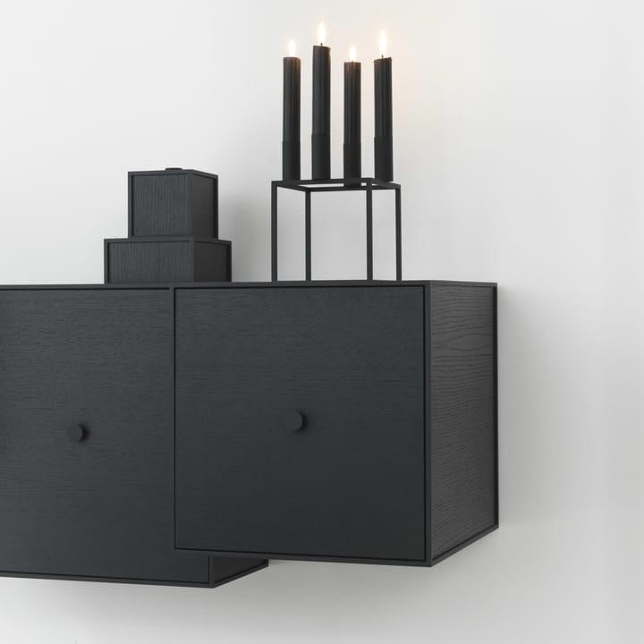 Frame 14 box med lock, svartbetsad ask Audo Copenhagen