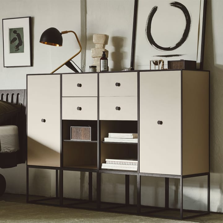 Frame 70 förvaring, Smoked oak-2 lådor-1 hyllplan Audo Copenhagen