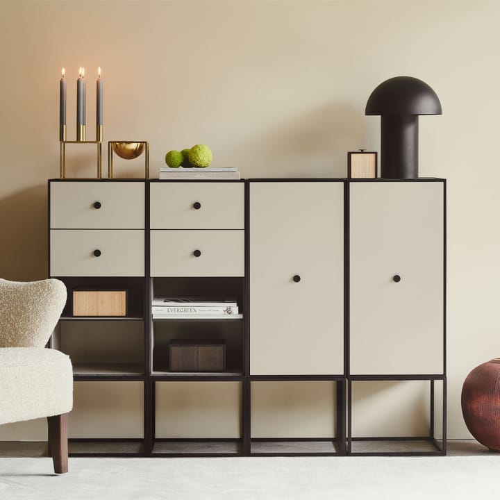 Frame 70 förvaring, Smoked oak-2 lådor-1 hyllplan Audo Copenhagen