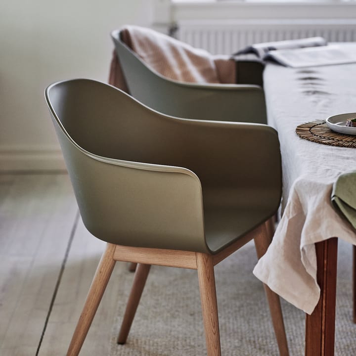 Harbour stol armstöd ekben, olive Audo Copenhagen