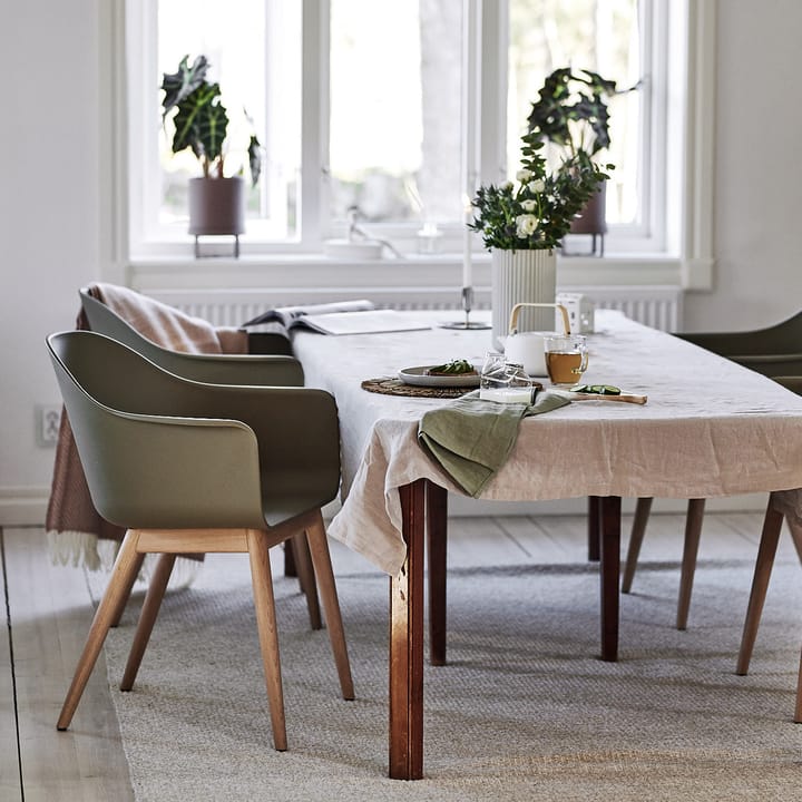 Harbour stol armstöd ekben, olive Audo Copenhagen