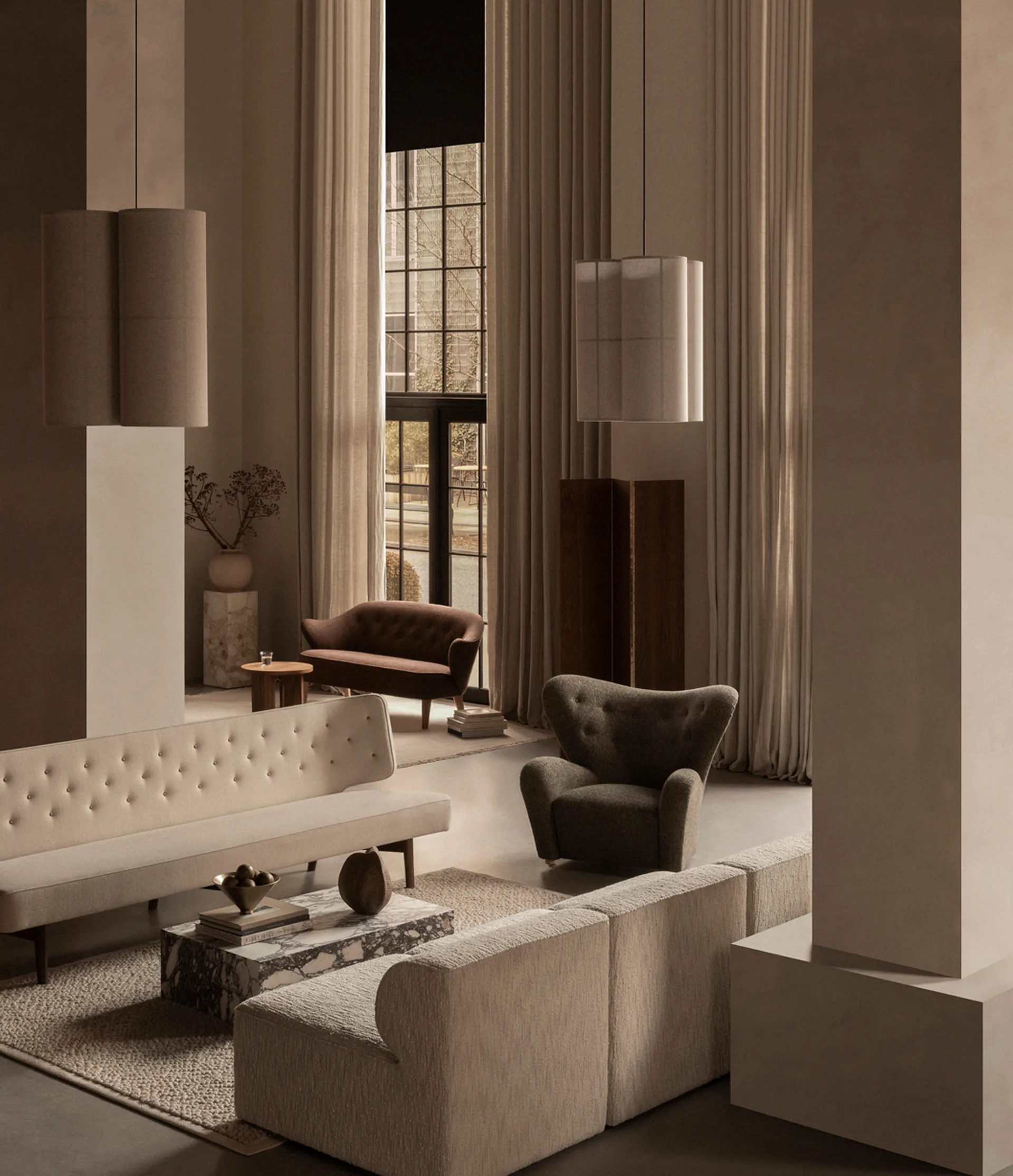 Hashira Cluster pendel raw, 45 cm Audo Copenhagen