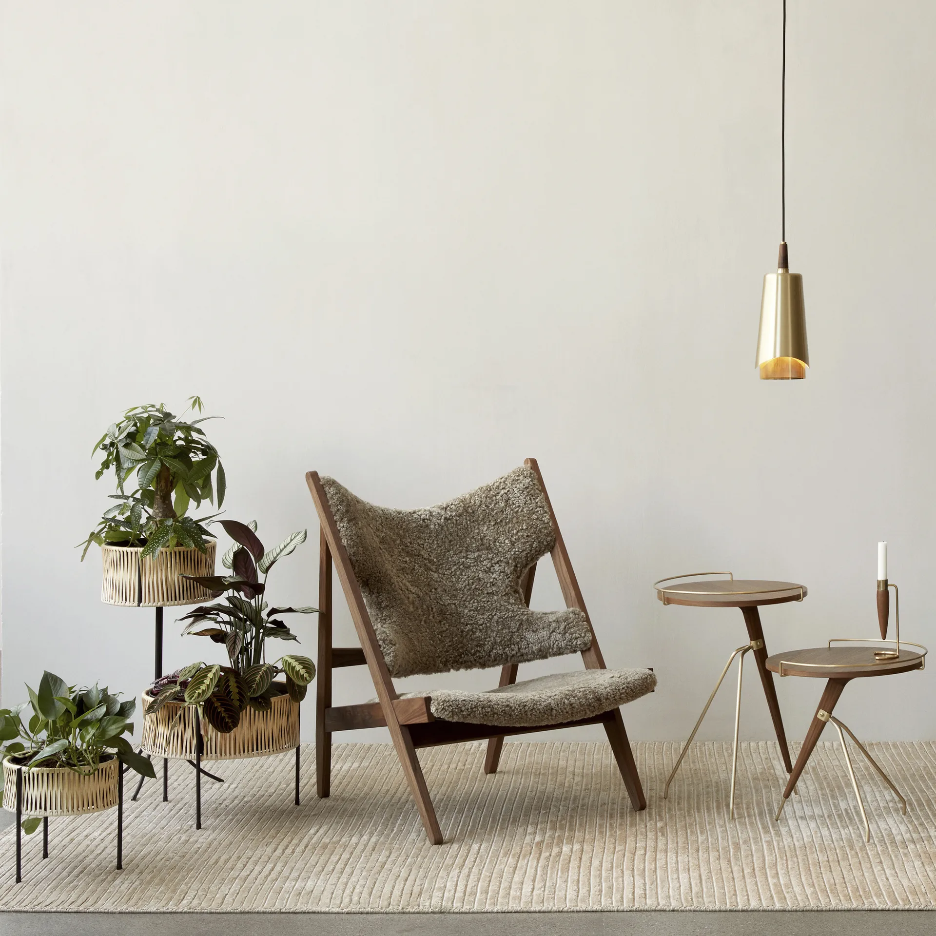 Houkime matta 170x240 cm, Beige Audo Copenhagen