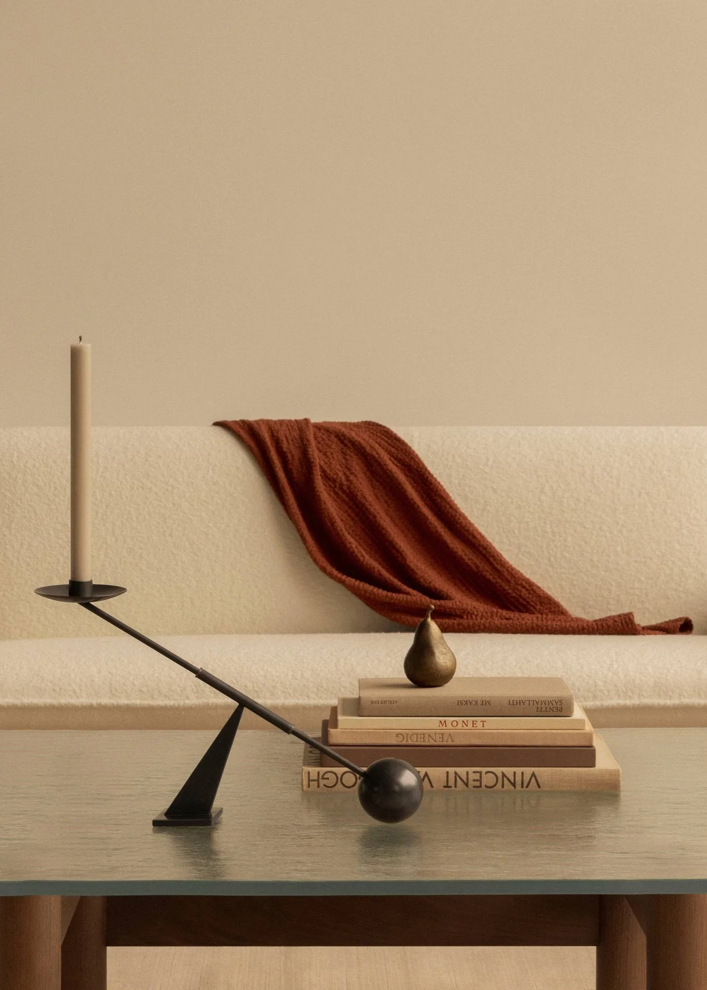 Interconnect ljusstake 42,5 cm, Bronzed brass Audo Copenhagen
