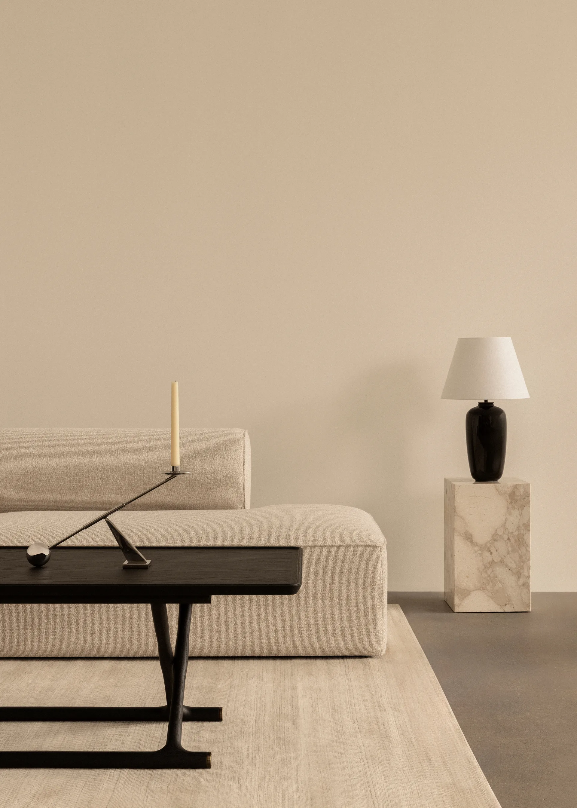 Jäger soffbord, Black stained oak Audo Copenhagen