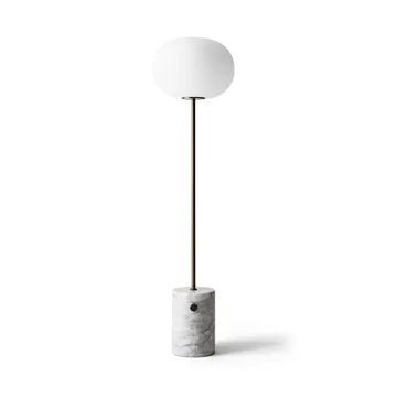 JWDA golvlampa - Carrara marmor-bronserad mässing, 130 cm - Audo Copenhagen