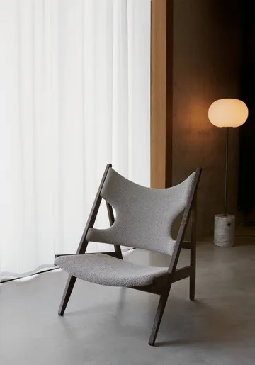 JWDA golvlampa - Carrara marmor-bronserad mässing, 130 cm - Audo Copenhagen