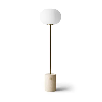 JWDA golvlampa - Travertin-borstad mässing, 130 cm - Audo Copenhagen
