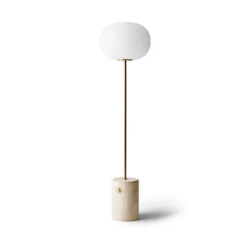 JWDA golvlampa - Travertin-borstad mässing, 130 cm - Audo Copenhagen