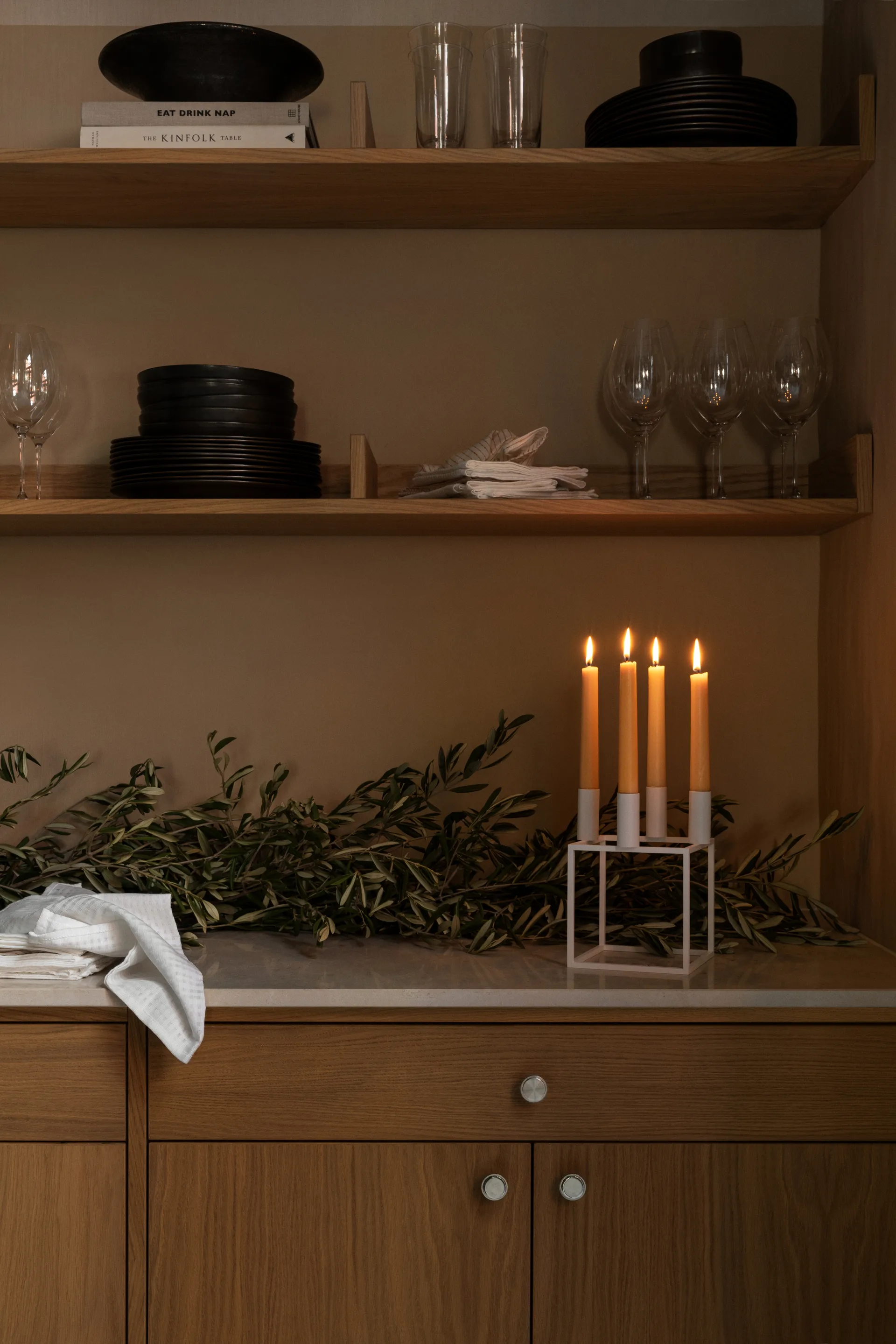 Kubus 4 ljusstake, vit Audo Copenhagen