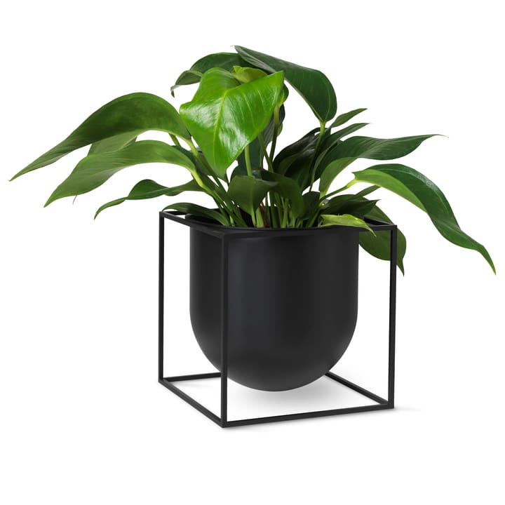 Kubus blomkruka 23 cm, Svart Audo Copenhagen