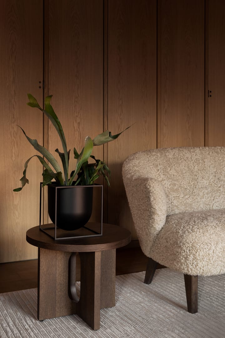 Kubus blomkruka 23 cm, Svart Audo Copenhagen