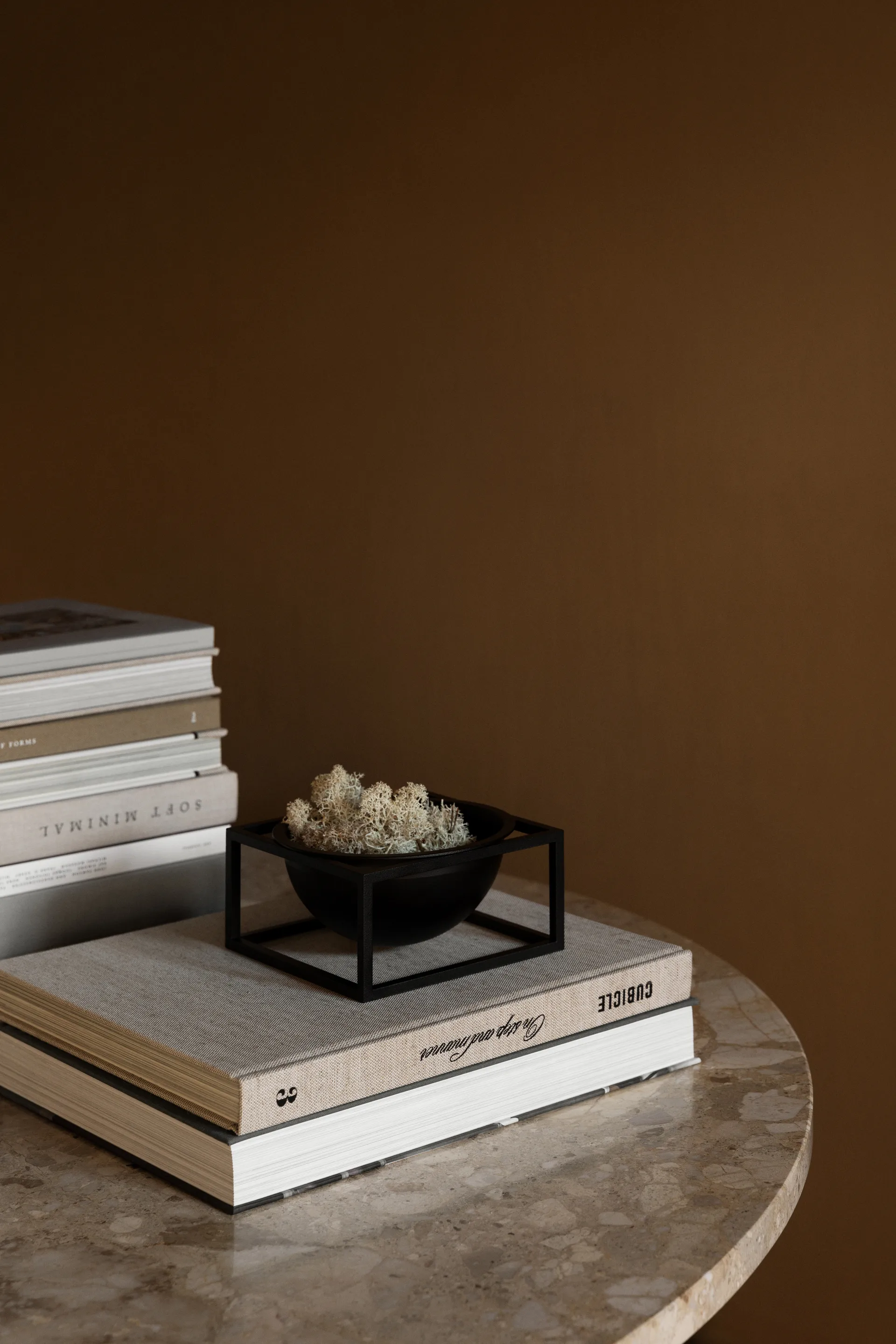 Kubus skål liten låg, svart Audo Copenhagen