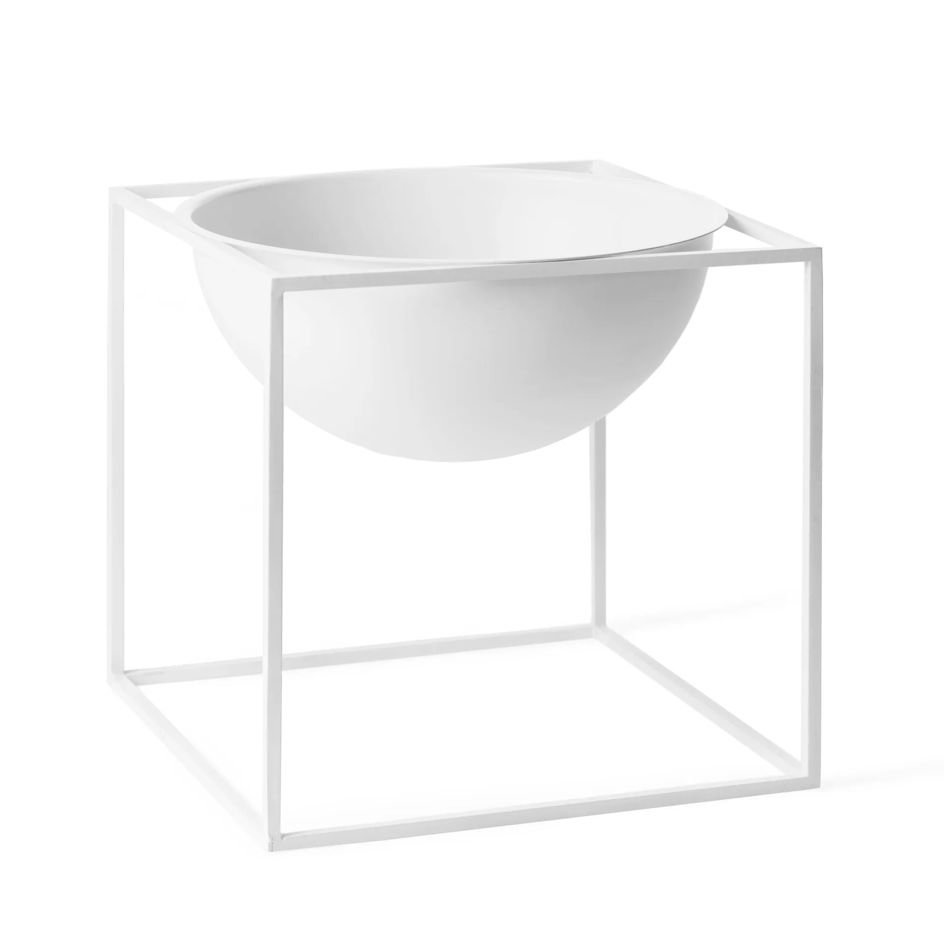 Kubus skål stor, vit Audo Copenhagen