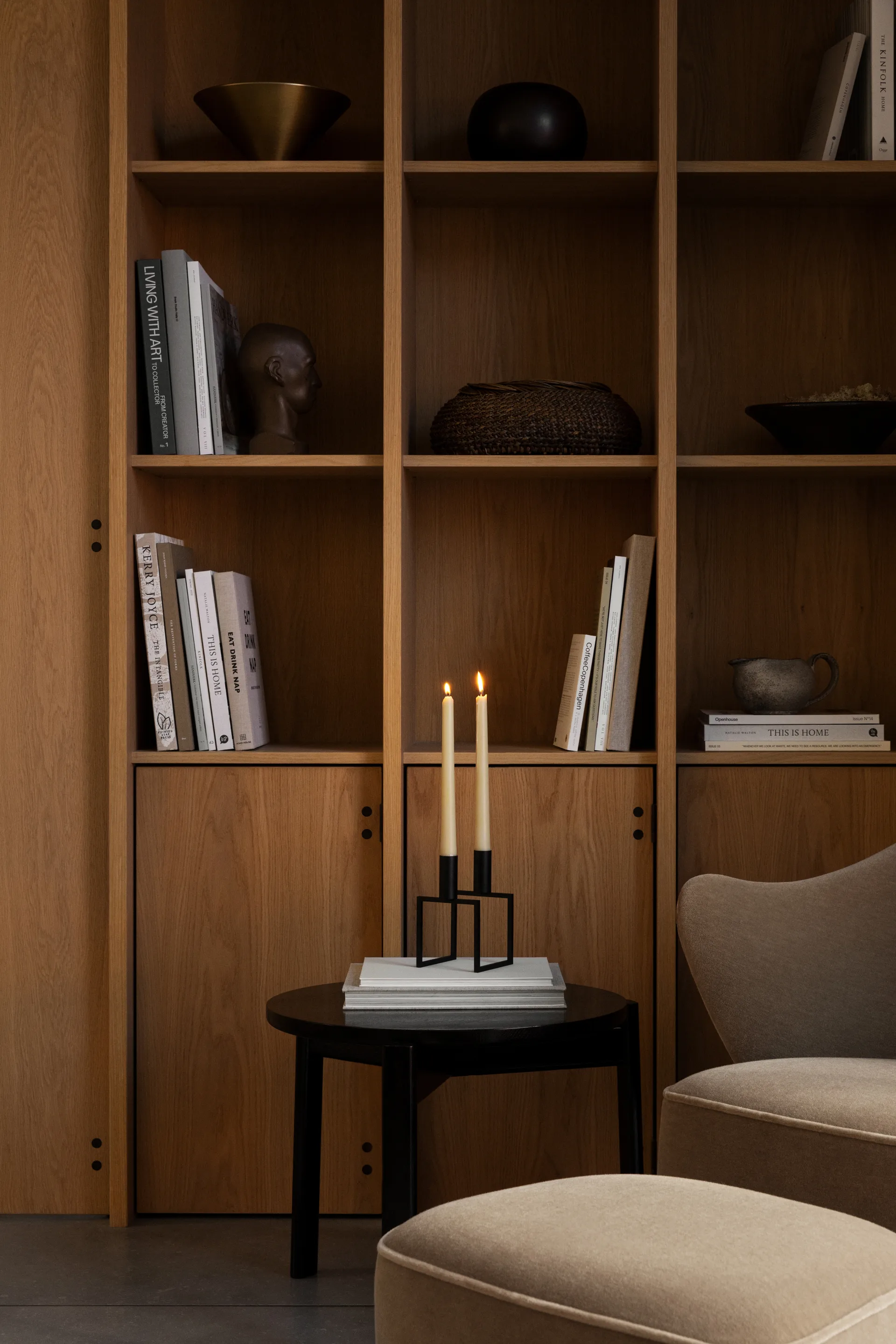 Line ljusstake, svart Audo Copenhagen