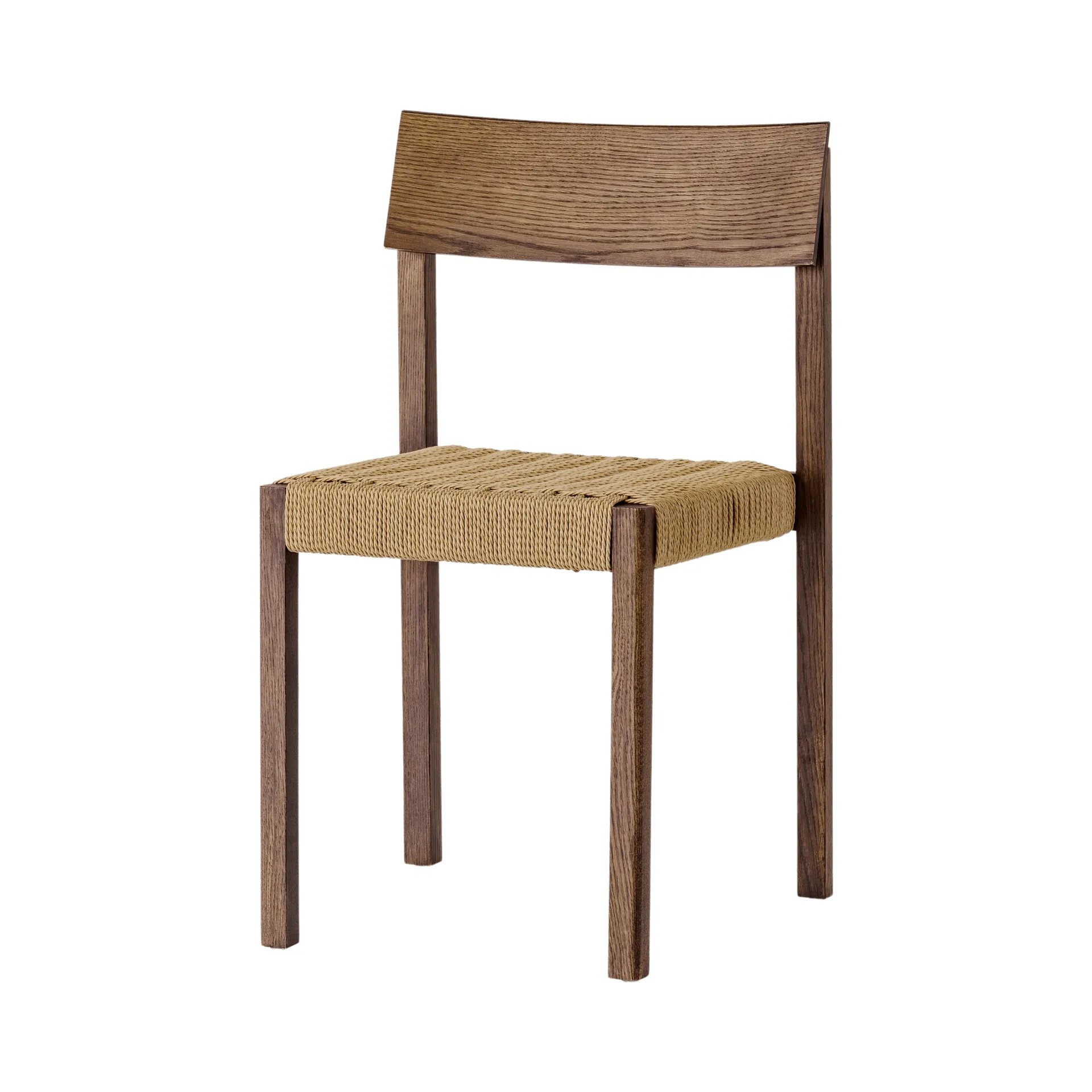Mauro stol, Mörkbetsad ek-naturflätad sits Audo Copenhagen