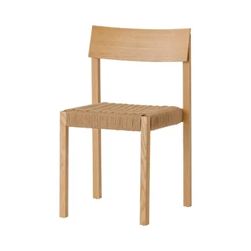 Mauro stol - Naturell ek-naturflätad sits - Audo Copenhagen