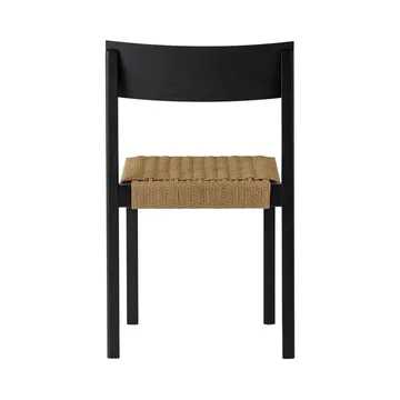 Mauro stol - Svart ek-naturflätad sits - Audo Copenhagen