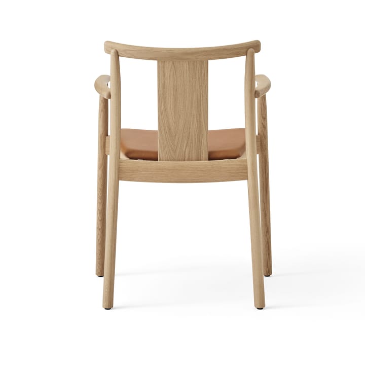 Merkur karmstol med dyna, Oak- Dakar 0250 cognac Audo Copenhagen
