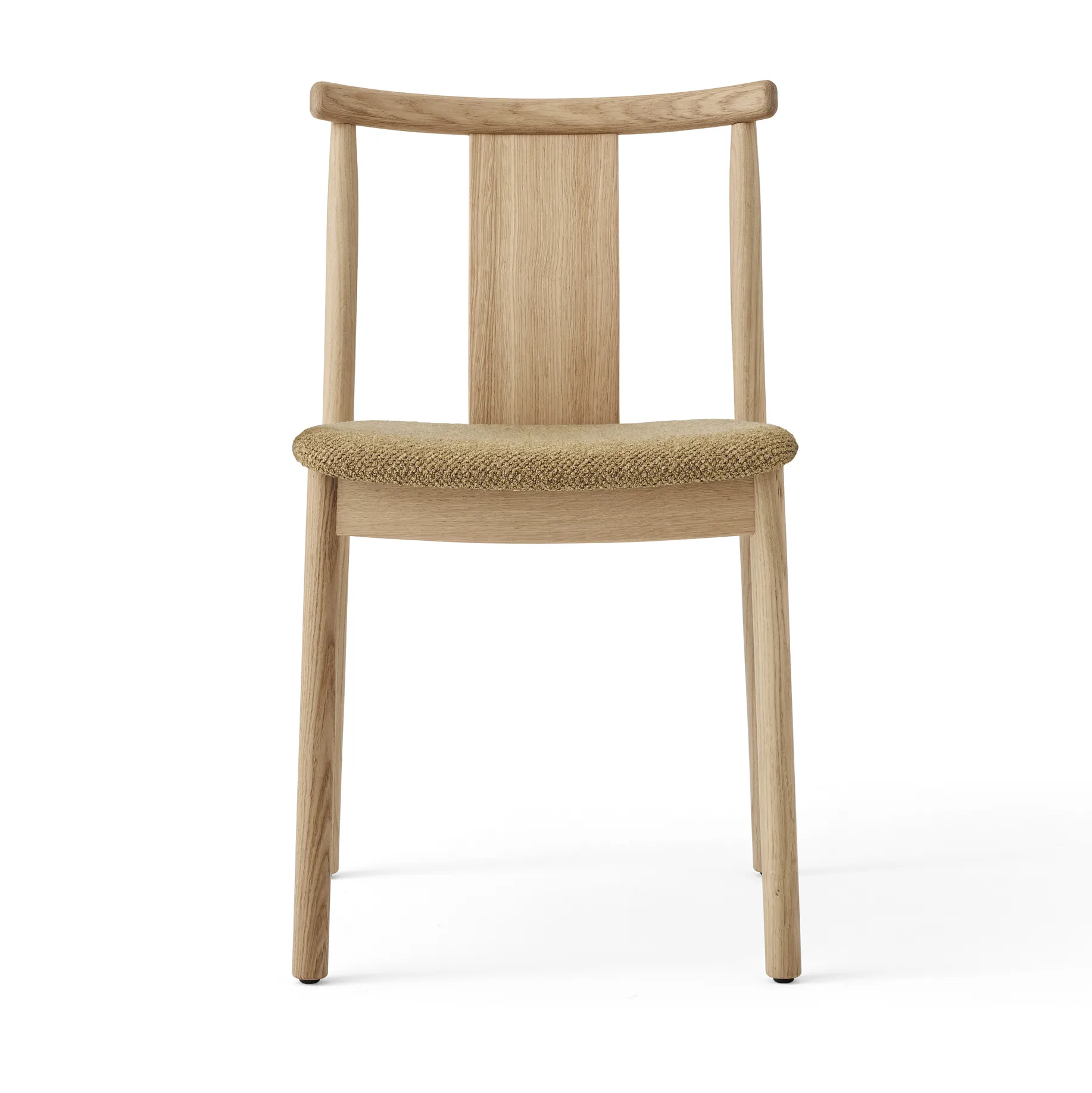 Merkur stol med dyna, Oak-Bouclé 06 gold Audo Copenhagen