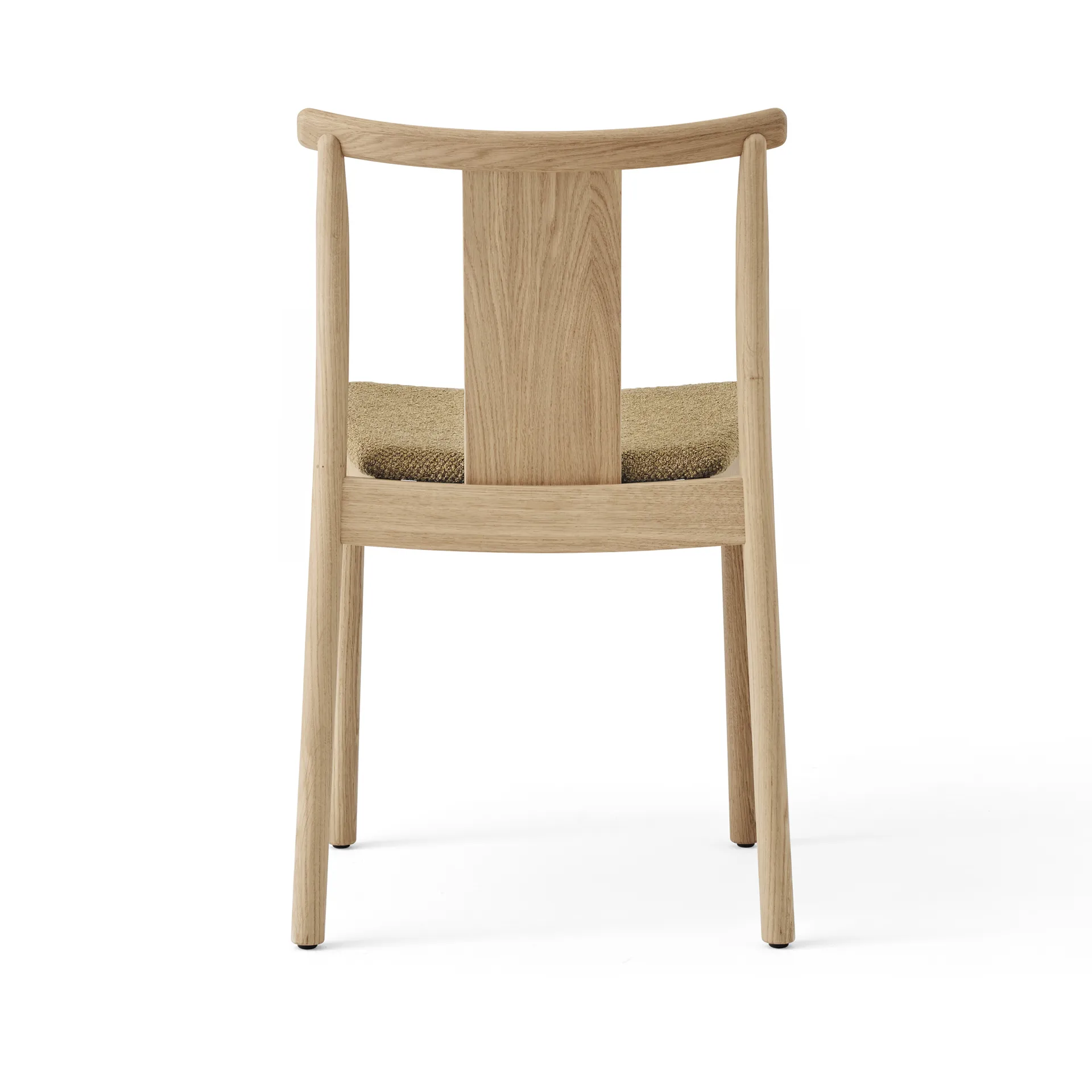 Merkur stol med dyna, Oak-Bouclé 06 gold Audo Copenhagen