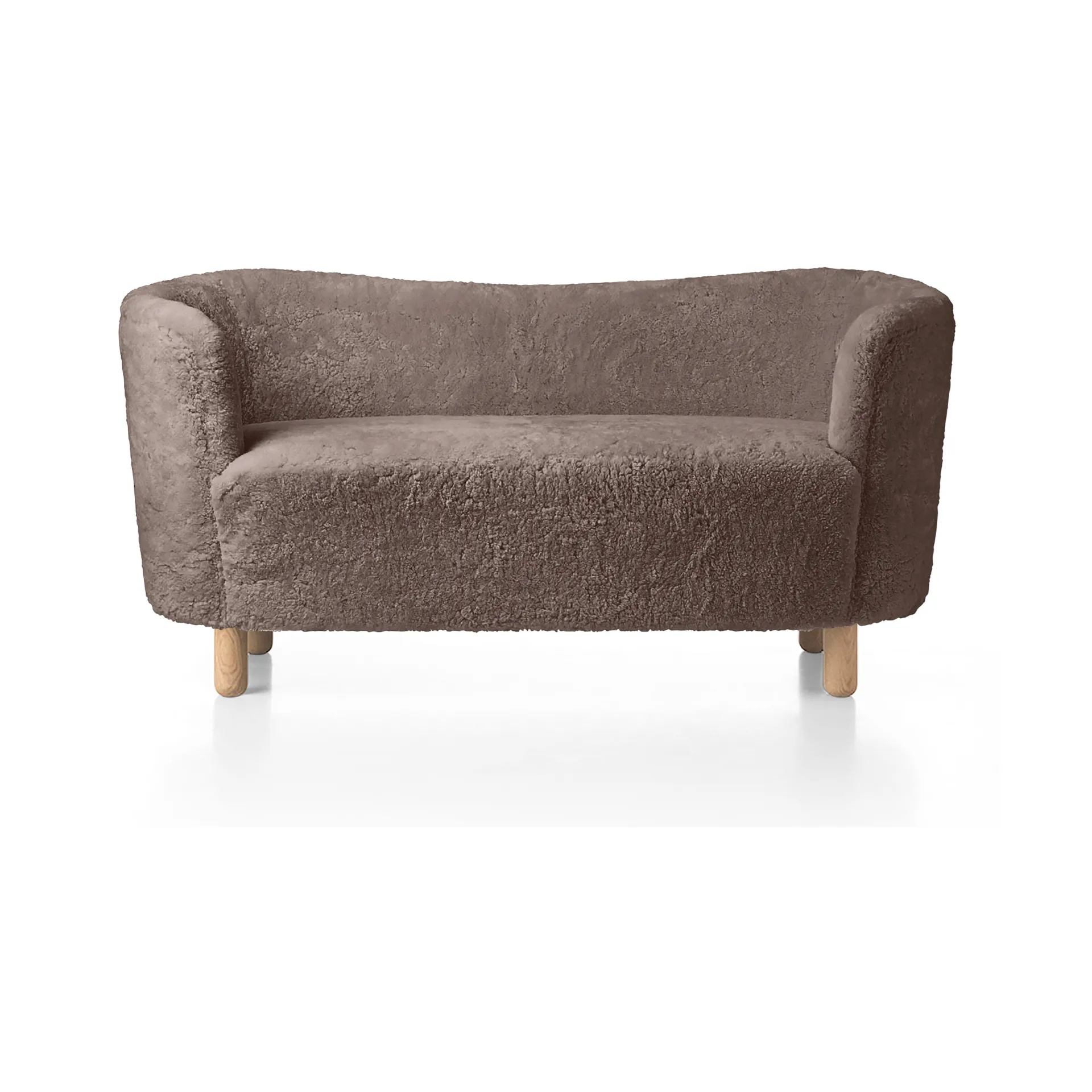 Mingle soffa 152 cm, Fårskinn Sahara-ek Audo Copenhagen