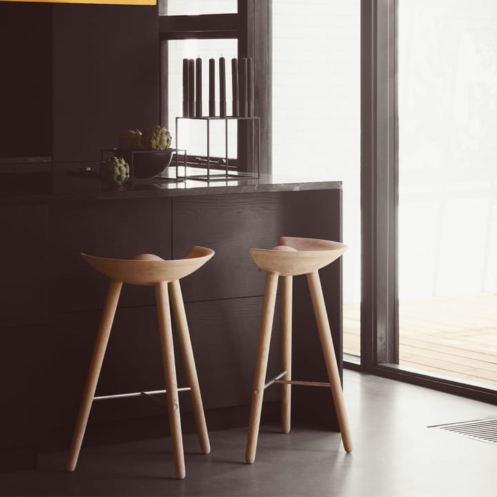 ML 42 barpall, soap treated oak, brass Audo Copenhagen