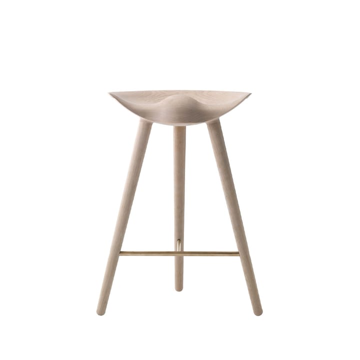 ML 42 barpall - soap treated oak, brass - Audo Copenhagen