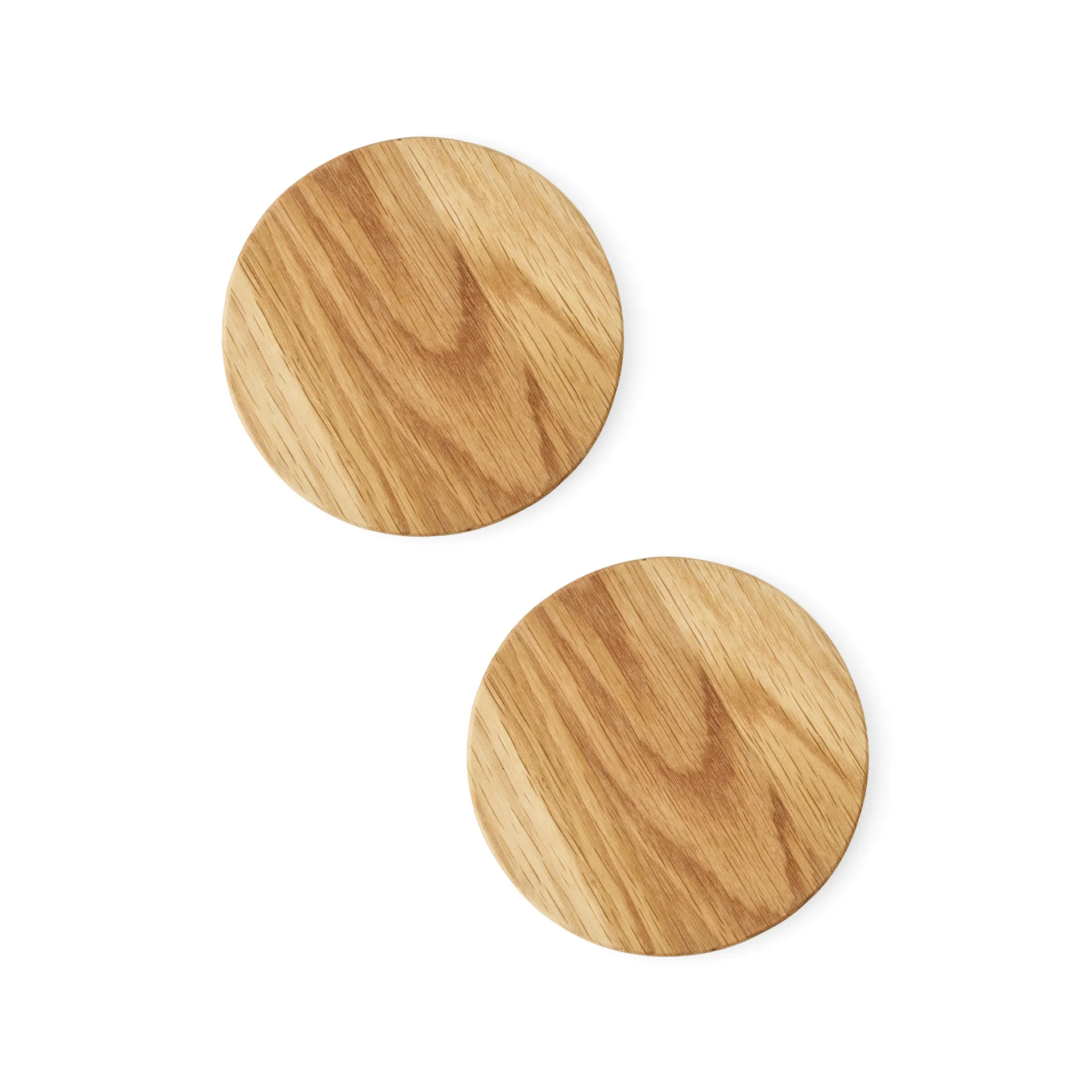 New Norm glasunderlägg i trä 2-pack, Oljad ek Audo Copenhagen