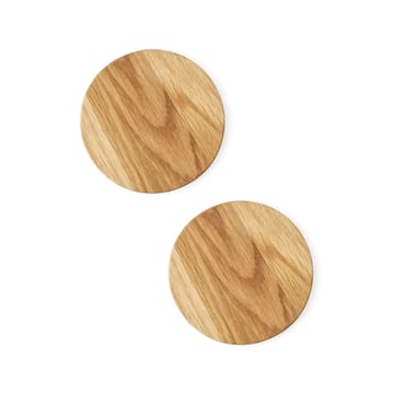 New Norm glasunderlägg i trä 2-pack - Oljad ek - Audo Copenhagen