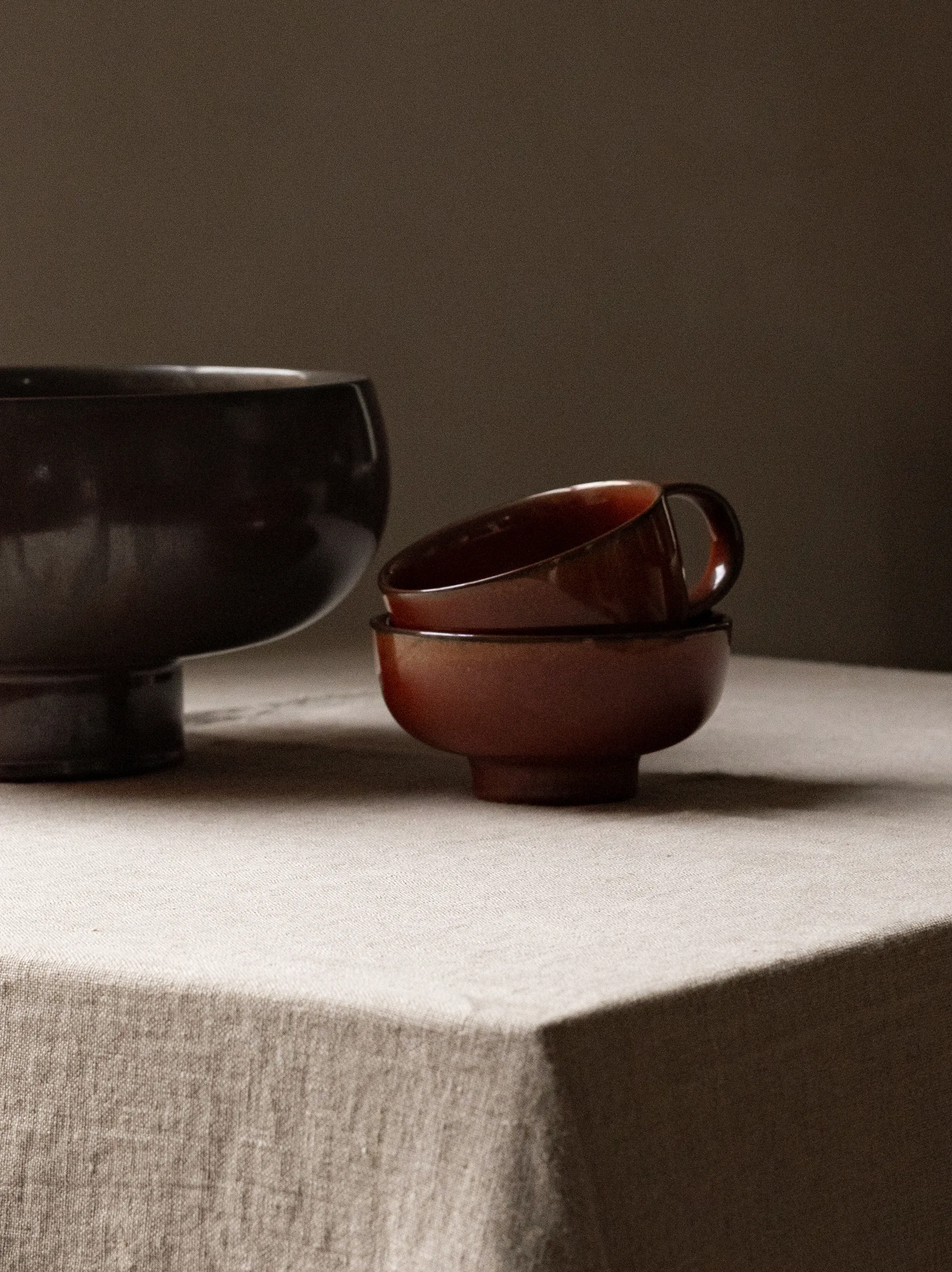 New Norm kopp med öra 25 cl 2-pack, Rödglaserad Audo Copenhagen