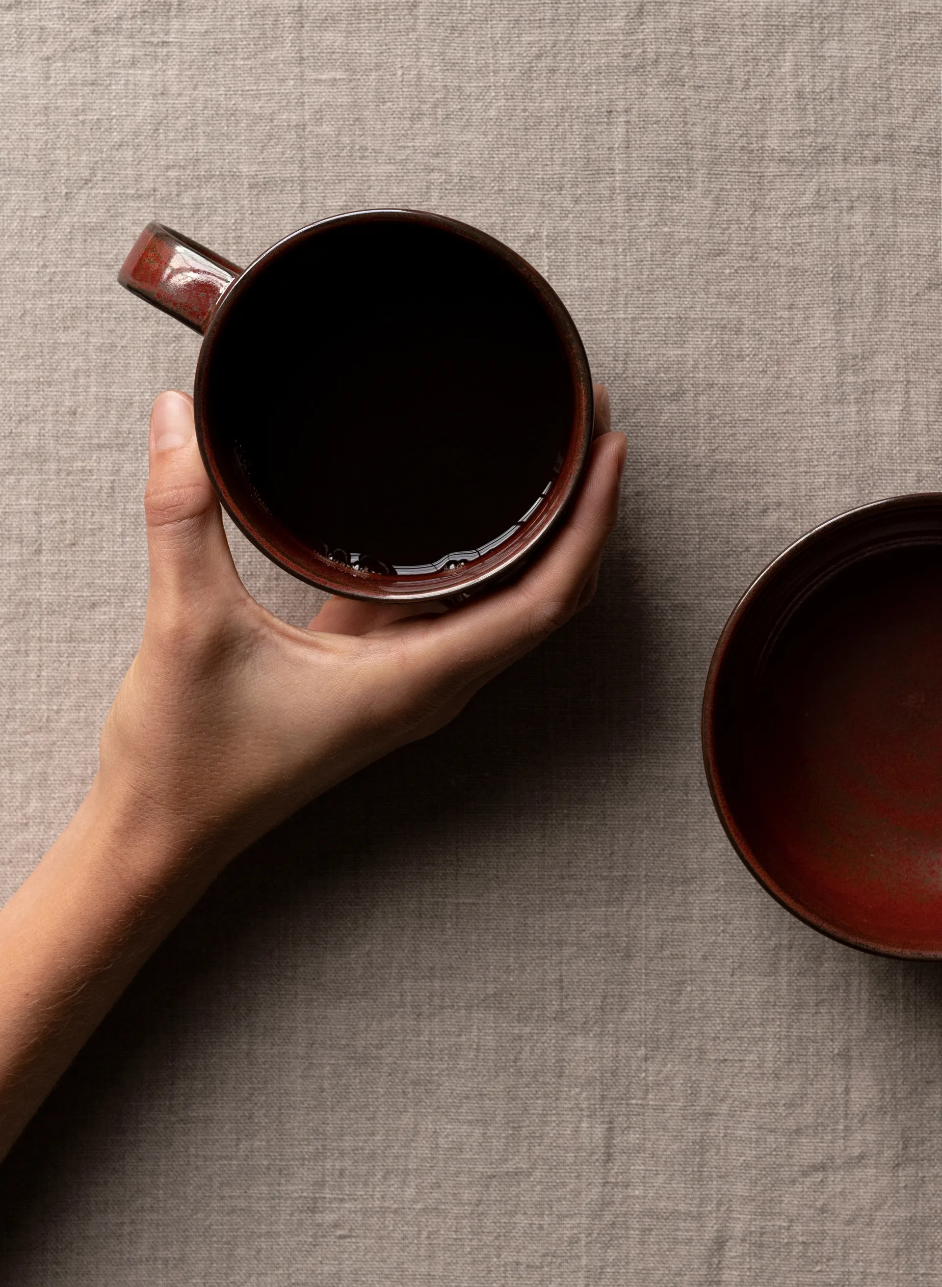 New Norm kopp med öra 25 cl 2-pack, Rödglaserad Audo Copenhagen