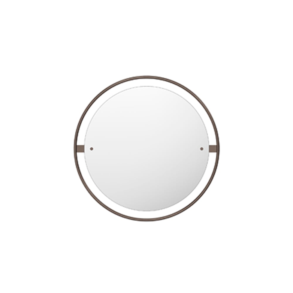 Audo Copenhagen Nimbus spegel bronzed brass, o60 | Skandinavisk Design | Väggspeglar | Brun