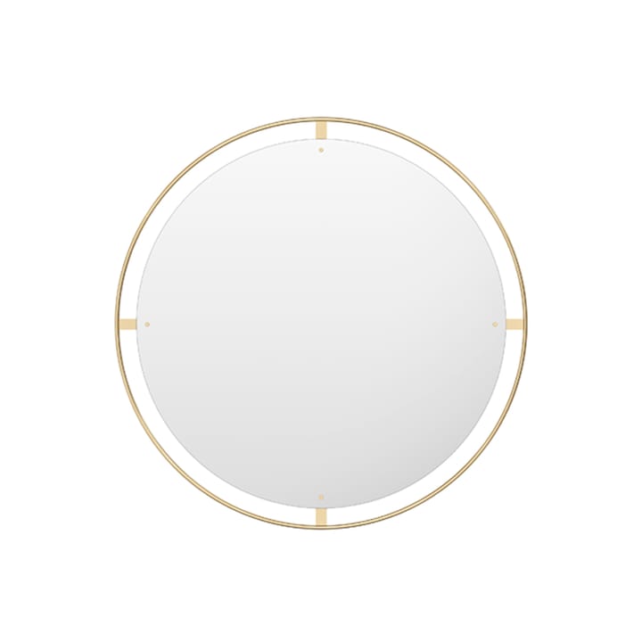 Nimbus spegel - polished brass, ø110 - Audo Copenhagen