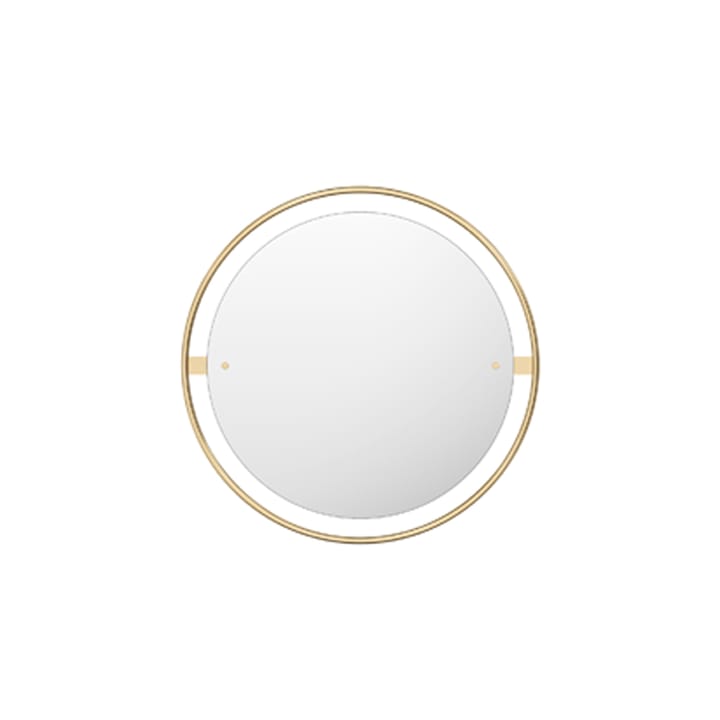 Nimbus spegel - polished brass, ø60 - Audo Copenhagen