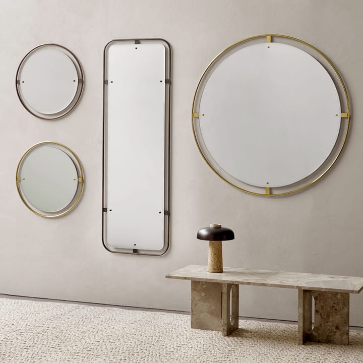 Nimbus spegel, polished brass, ø60 Audo Copenhagen