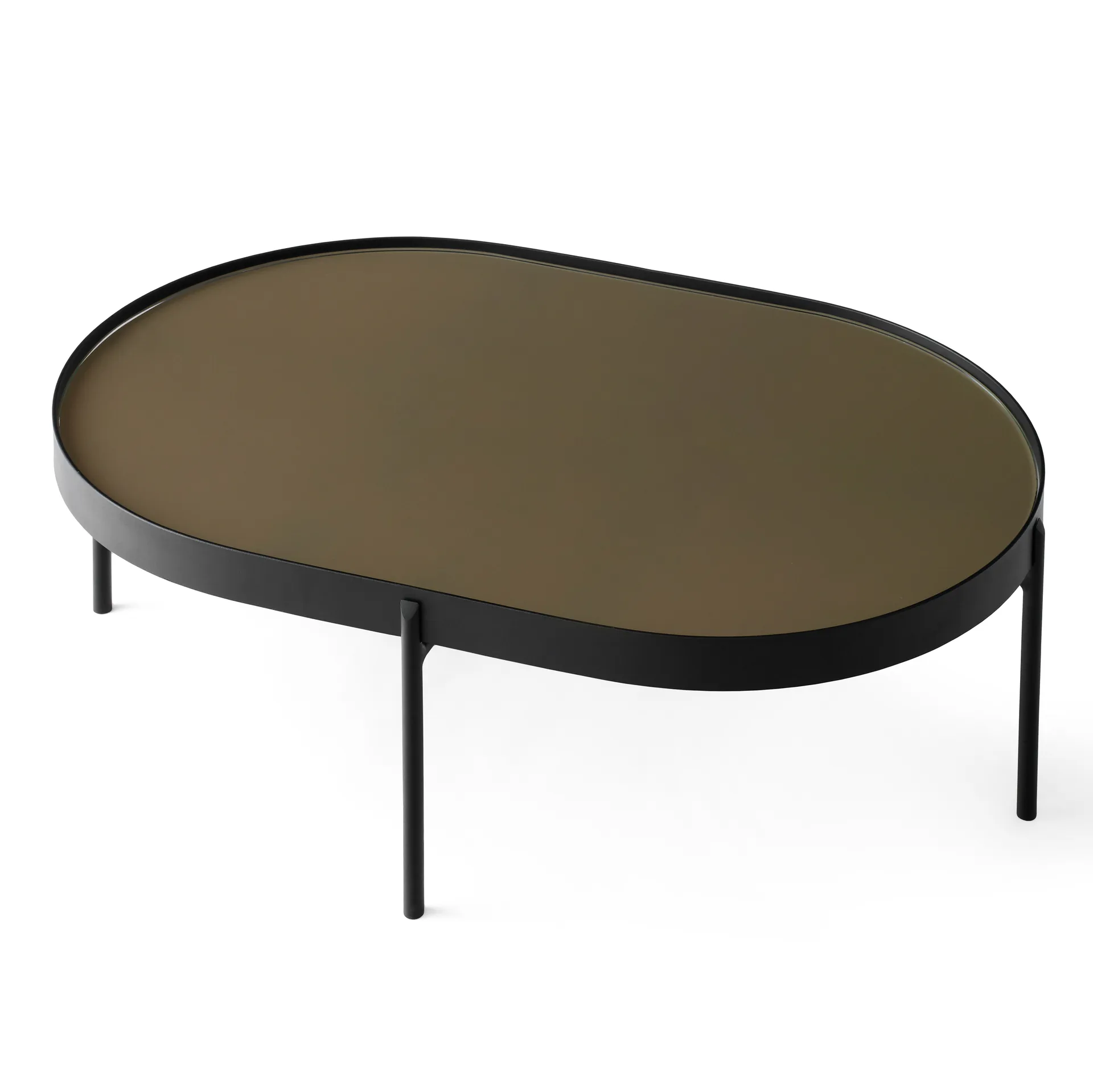 NoNo soffbord L 59,5x96,5 cm, Svart-brun Audo Copenhagen