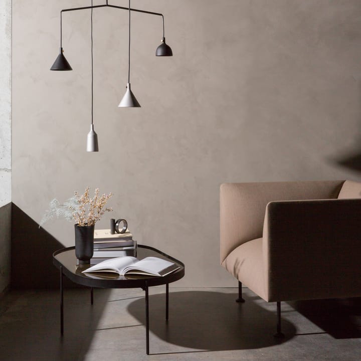 NoNo soffbord L 59,5x96,5 cm, Svart-brun Audo Copenhagen