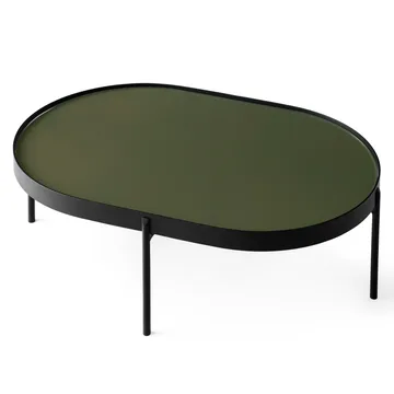 NoNo soffbord L 59,5x96,5 cm - Svart-mörkgrön - Audo Copenhagen