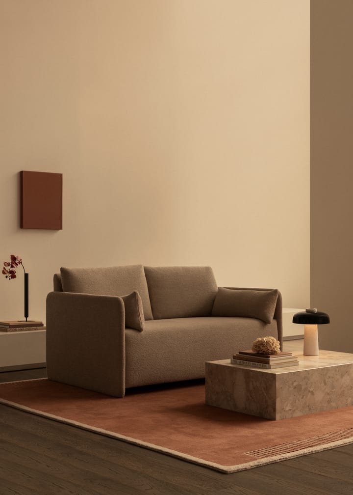 Offset bäddsoffa 2-sits, Baru 0450 Gold Audo Copenhagen