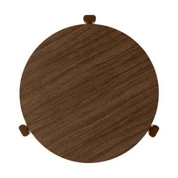 Passage soffbord - Mörkbetsad ek, Ø50 cm - Audo Copenhagen