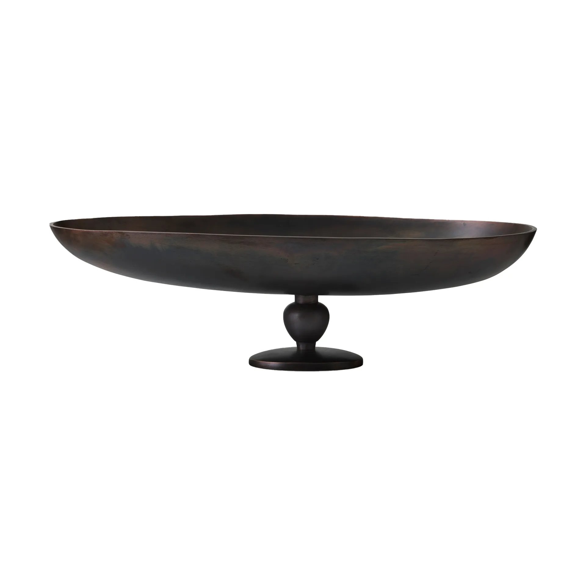 Pavot serveringsfat på fot, Brun Audo Copenhagen